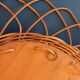 Sun mirror. Rattan .vintage