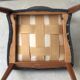 Scandinavian chair teak grey fabric 1960