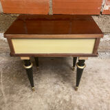 Antique bedside table. Furniture number 252. Wooden table. Wood La.