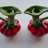 Pair of pitchers slurry tomatoes