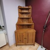 Solid wood corner cabinet