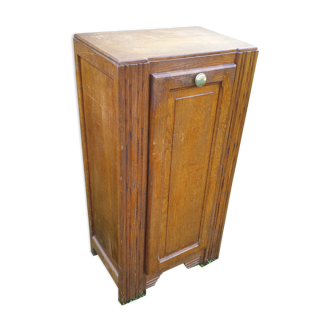 Solid wooden (oak) bread basket, Art Deco breadh