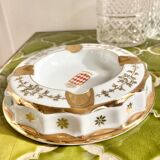 Vintage Limoges porcelain ashtray with Monaco decor