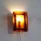 Swedish glass wall light 1970