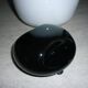 Black and white ceramic coffee maker