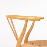 Set of 6 'CH24' wishbone dining chairs by Hans J Wegner for Carl Hansen, De