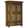 Hand-painted German wedding armoire, antique, 1829-1851