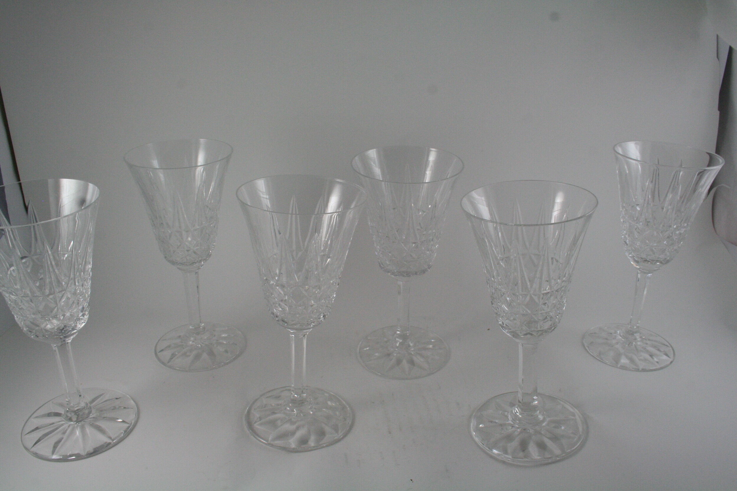 6 wineglasses No. 5 St. louis model tarn