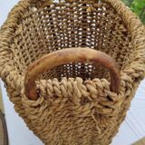 Basket with old chestnut handles