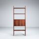 Italian bookcase with three shelves and storage