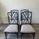 Lot de 4 chaises vintage