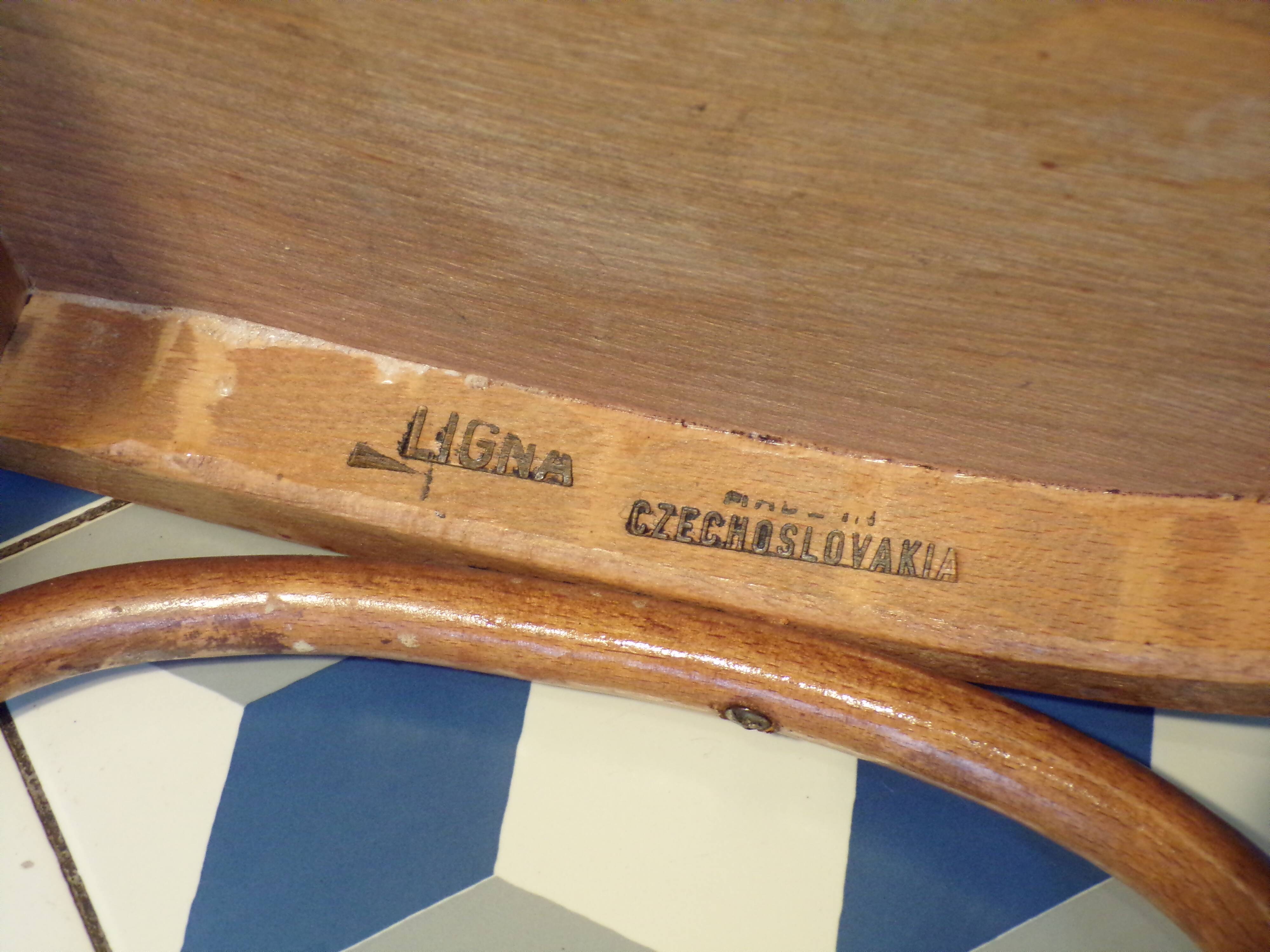 Pair of Ligna bistro chairs