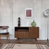 Vintage sideboard, formica spindle feet, 1960