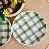 Set of 11 dessert plates and 1 Moulin des Loups dish