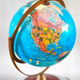Luminous globe design Scan Globe Denmark year 1976