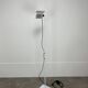 Vintage 70s floor lamp in white metal