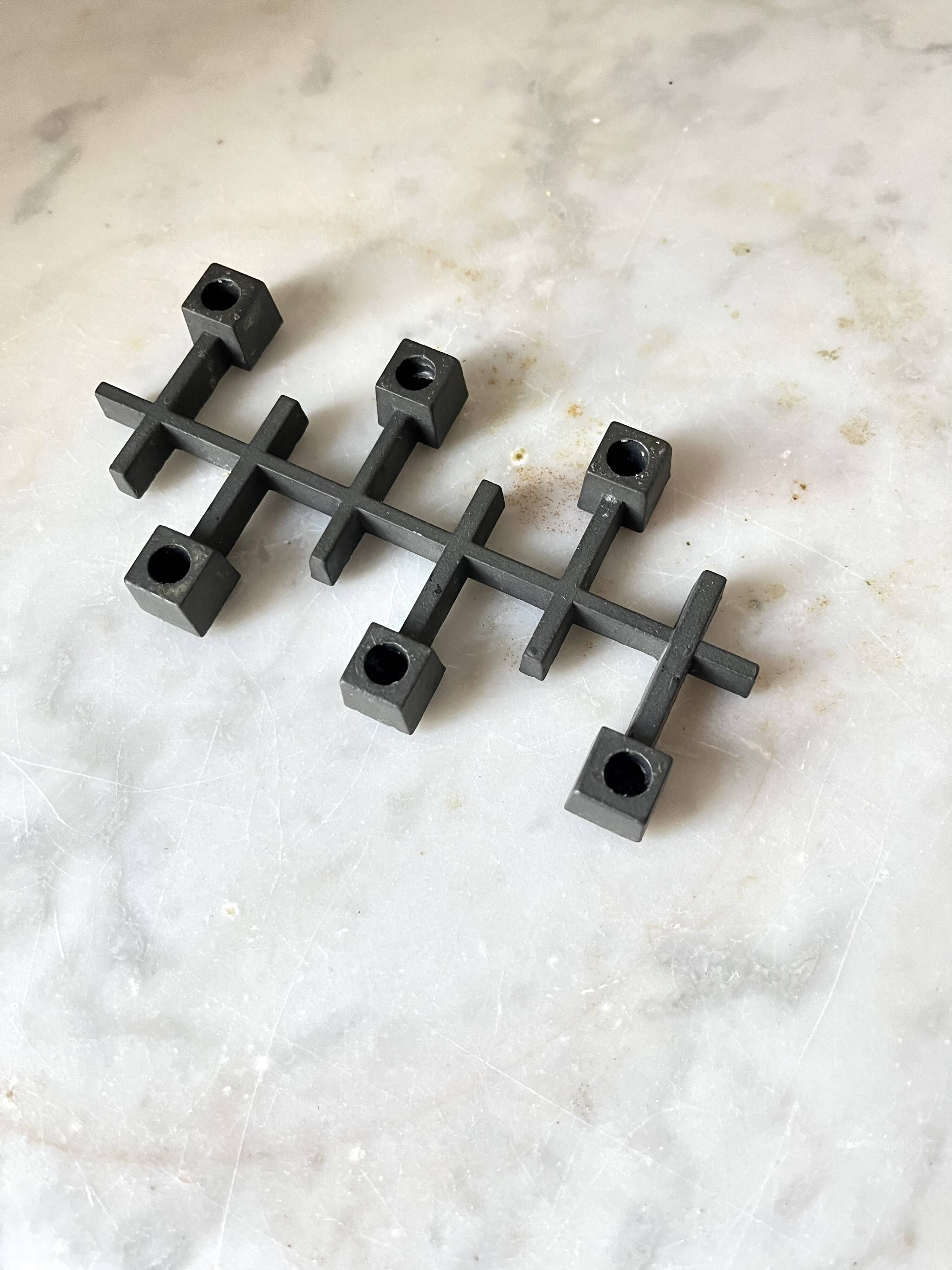 Vintage PARO Modular Candleholder by Jens Quistgaard – Danish Brutalist