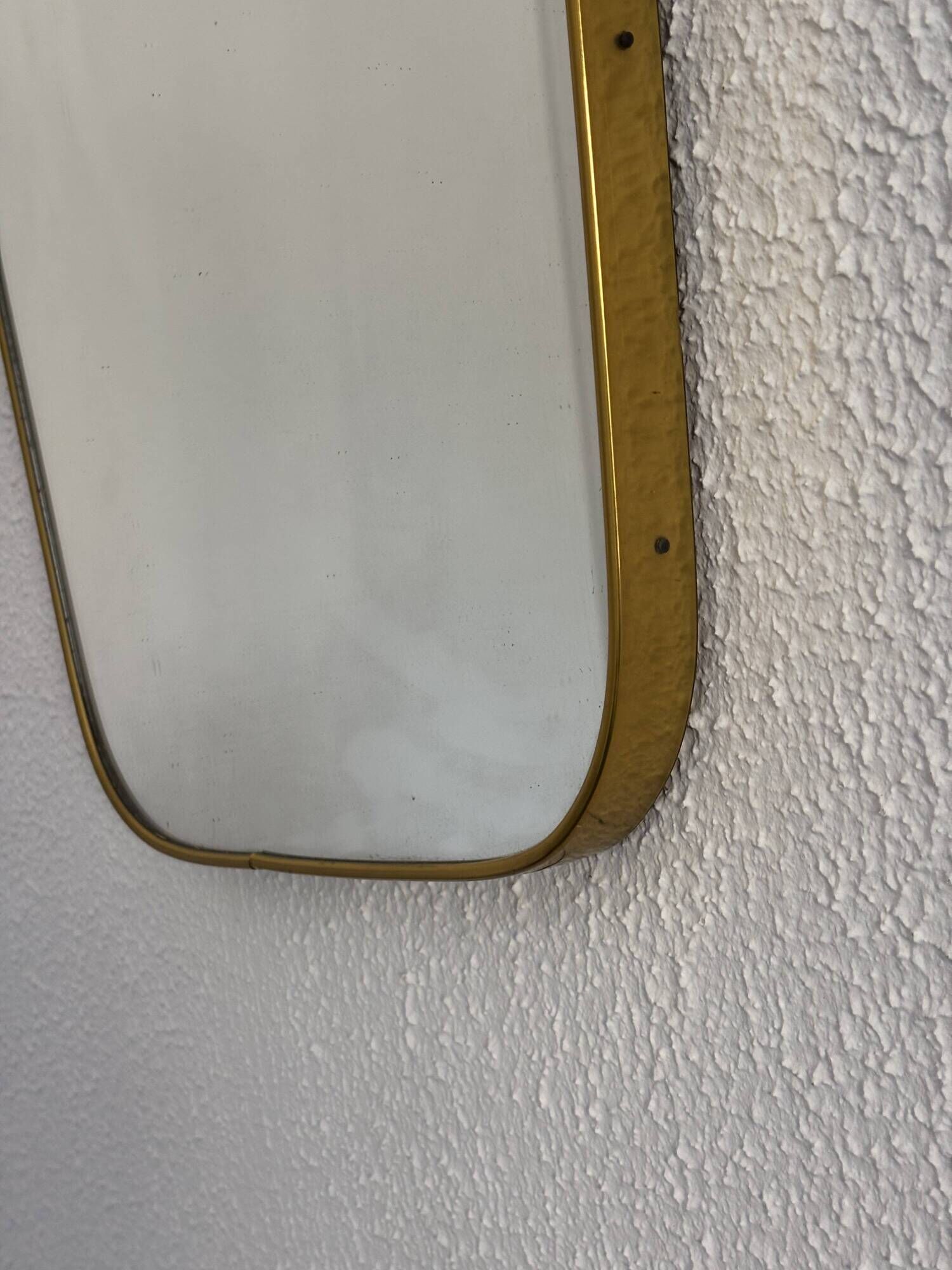 Vintage 1960 asymmetrical mirror - 60 x 34 cm