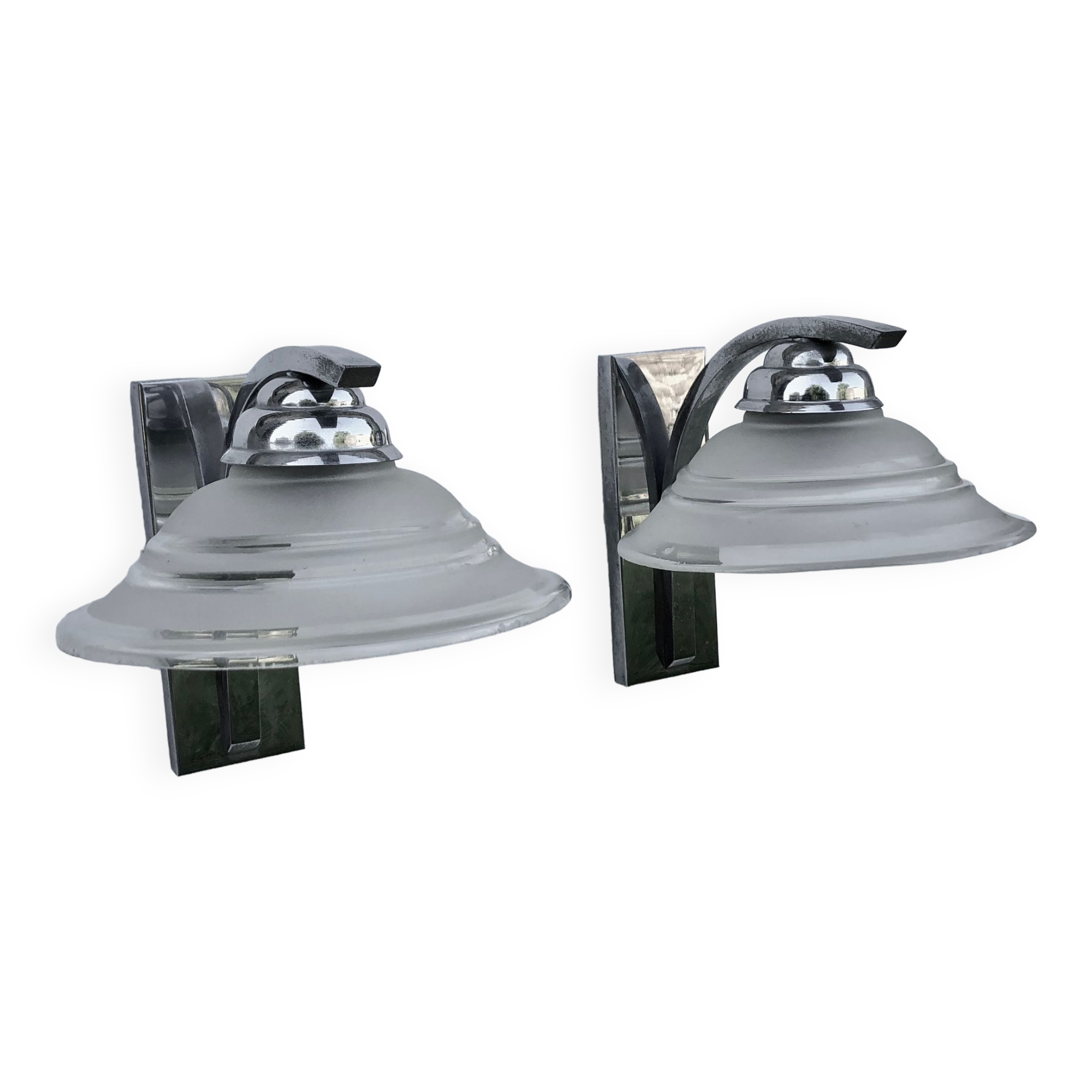 Pair of sconces, art deco