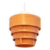 Mid-Century Scandinavian Pine Ceiling Light by Hans-Agne Jakobsson for Ellysett Markaryd, 1960s