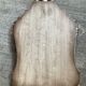 Ancien miroir et console murale en bois sculpté