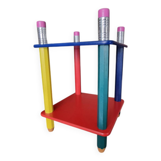 Table de chevet crayons Pierre Sala