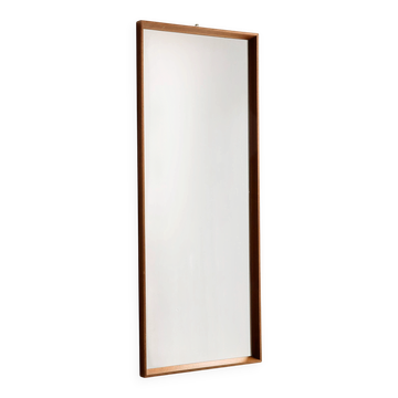 Framed mirror in teak