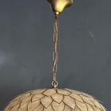 Brass and mother-of-pearl suspension