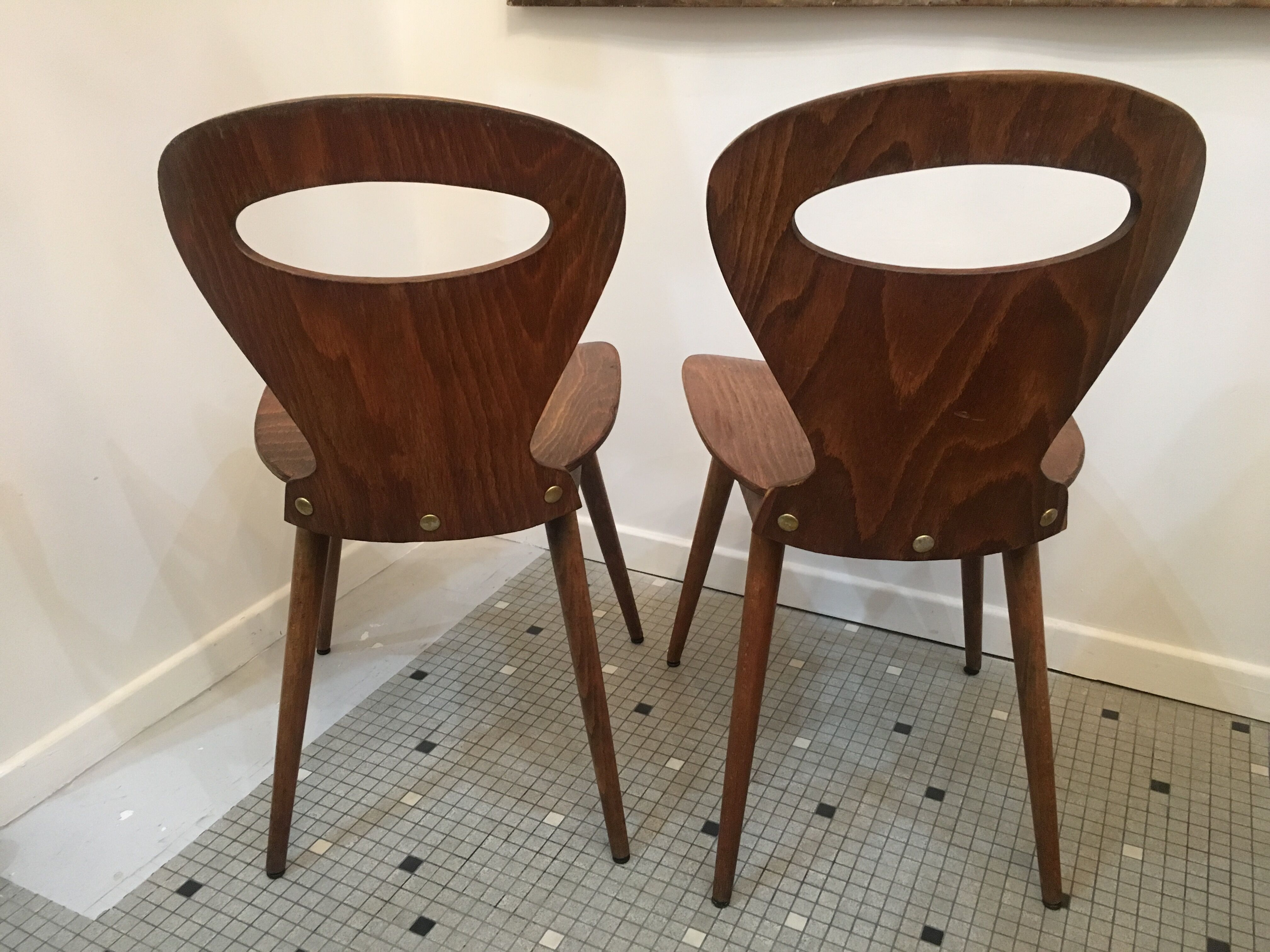Set of 2 chairs baumann