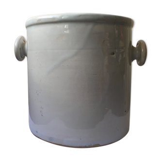 very old earthenware pot