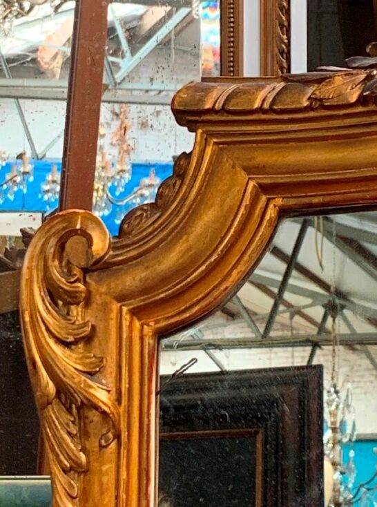 Ancient golden mirror