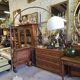 stainless steel and marble arc floor lamp