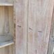 Wooden wardrobe with antique doors