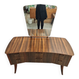 Mid-Century Dressing Table with Zebrano Wood Veneer from Morris of Glasgow, Scotland 1950s