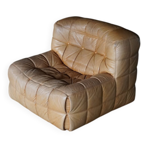 Fauteuil Kashima en cuir - ensemble