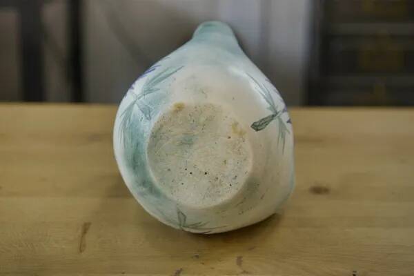 Ceramic vase by Marie-Madeleine Jolly, “Chardon” model, 1940s