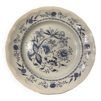 Assiette plate luneville