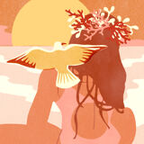 The seagull, illustration