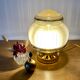 Vintage art deco globe table lamp