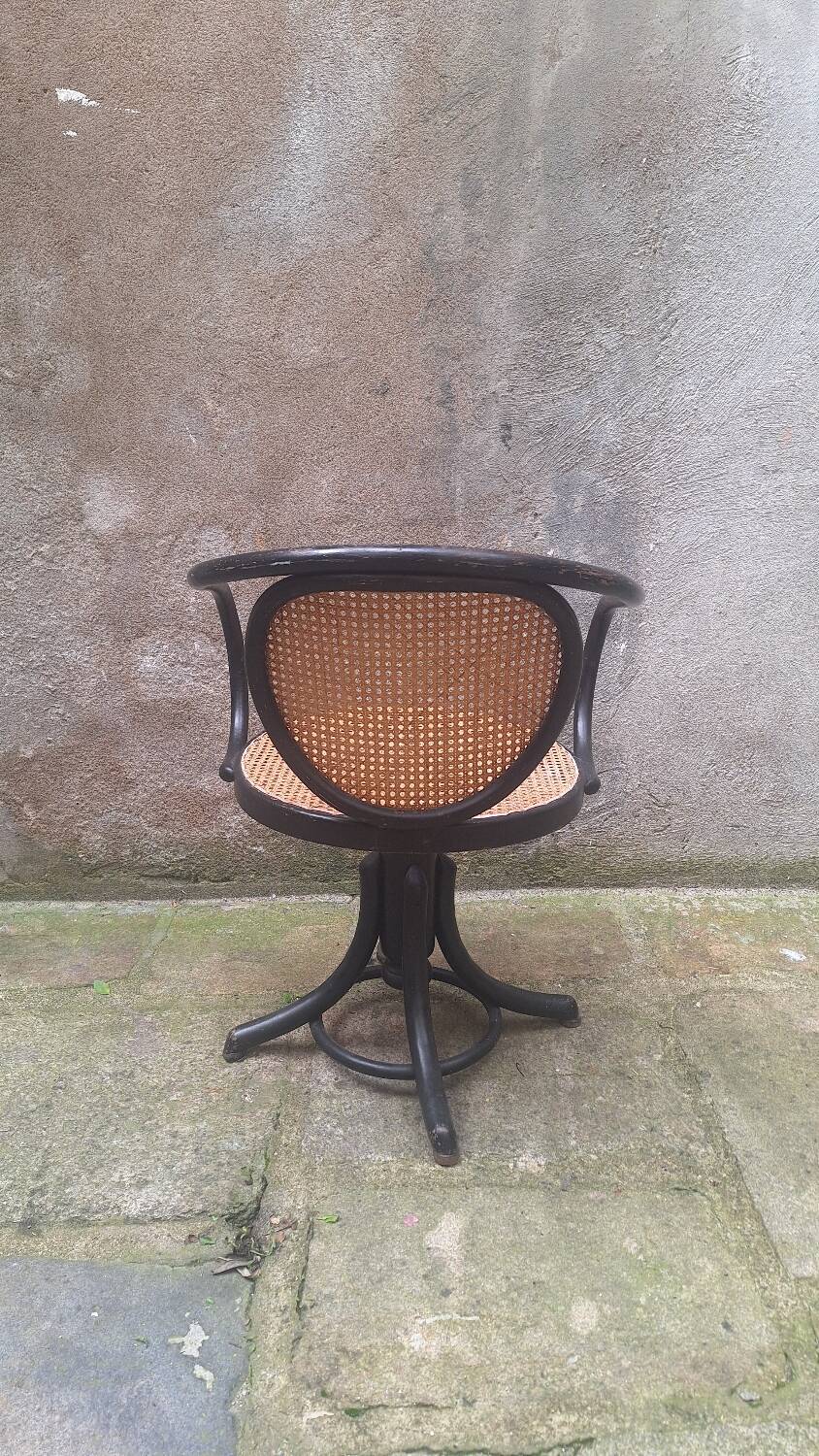 Thonet 5501 curved wooden armchair