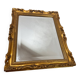Miroir doré biseauté