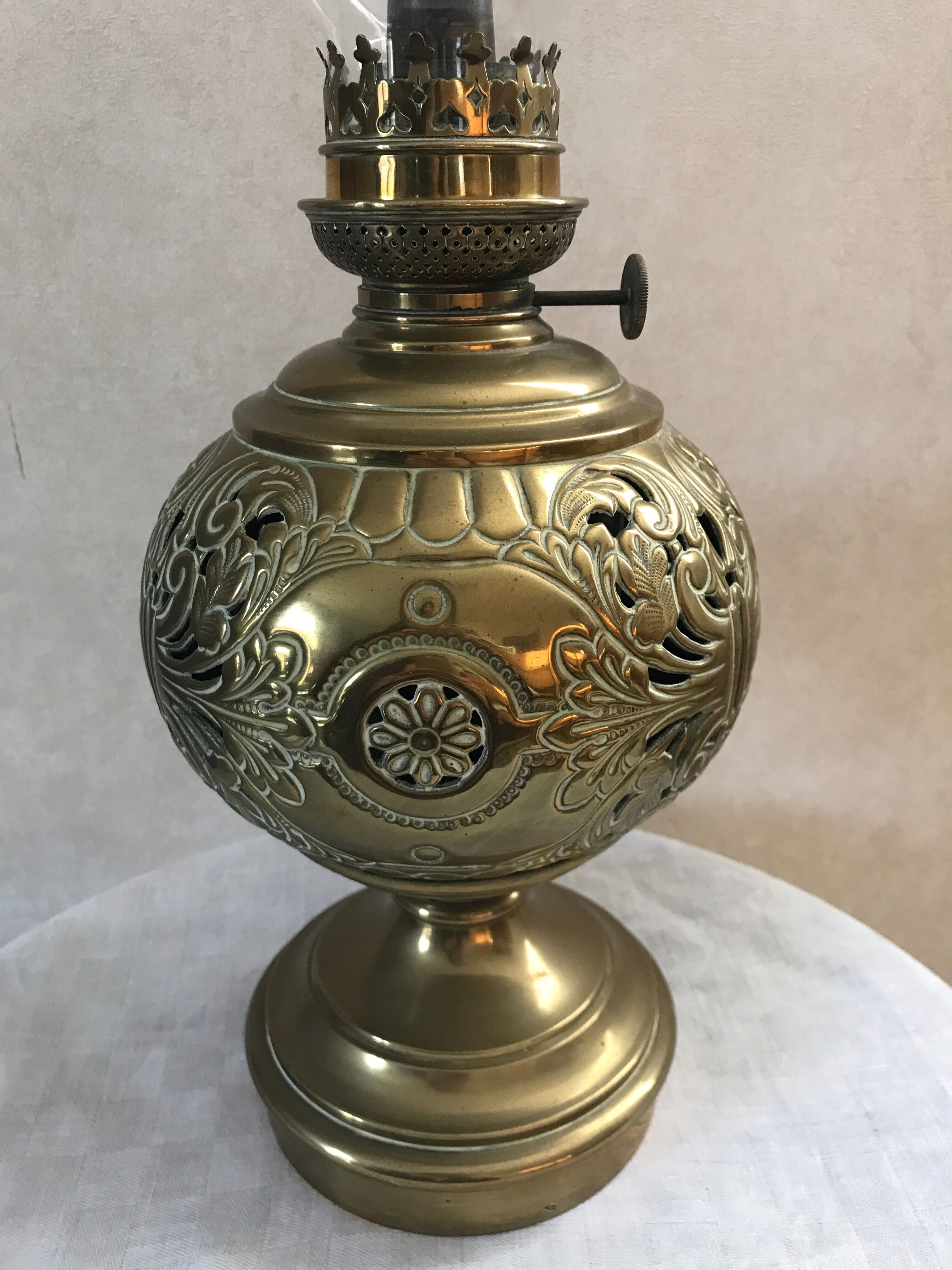 Ancient Copper Oil Lamp