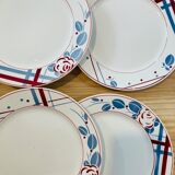 6 plates Beaujeu Digoin Sarreguemines