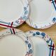 6 plates Beaujeu Digoin Sarreguemines