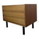 Small chest of drawers, bedside table from the 60s, rosewood.