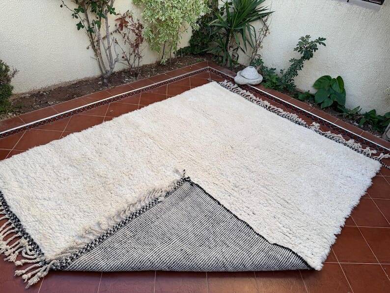 Traditional handmade wool rug