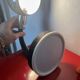 Vintage articulated chrome eyeball desk lamp from the 70s/80s.