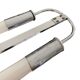 Streamline modern ceiling lamp in chrome with neon tubes, Germany, 1935