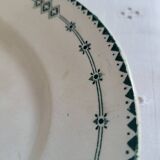 Plat Ovale en Faïence de Gien Terre de Fer Modèle Russia