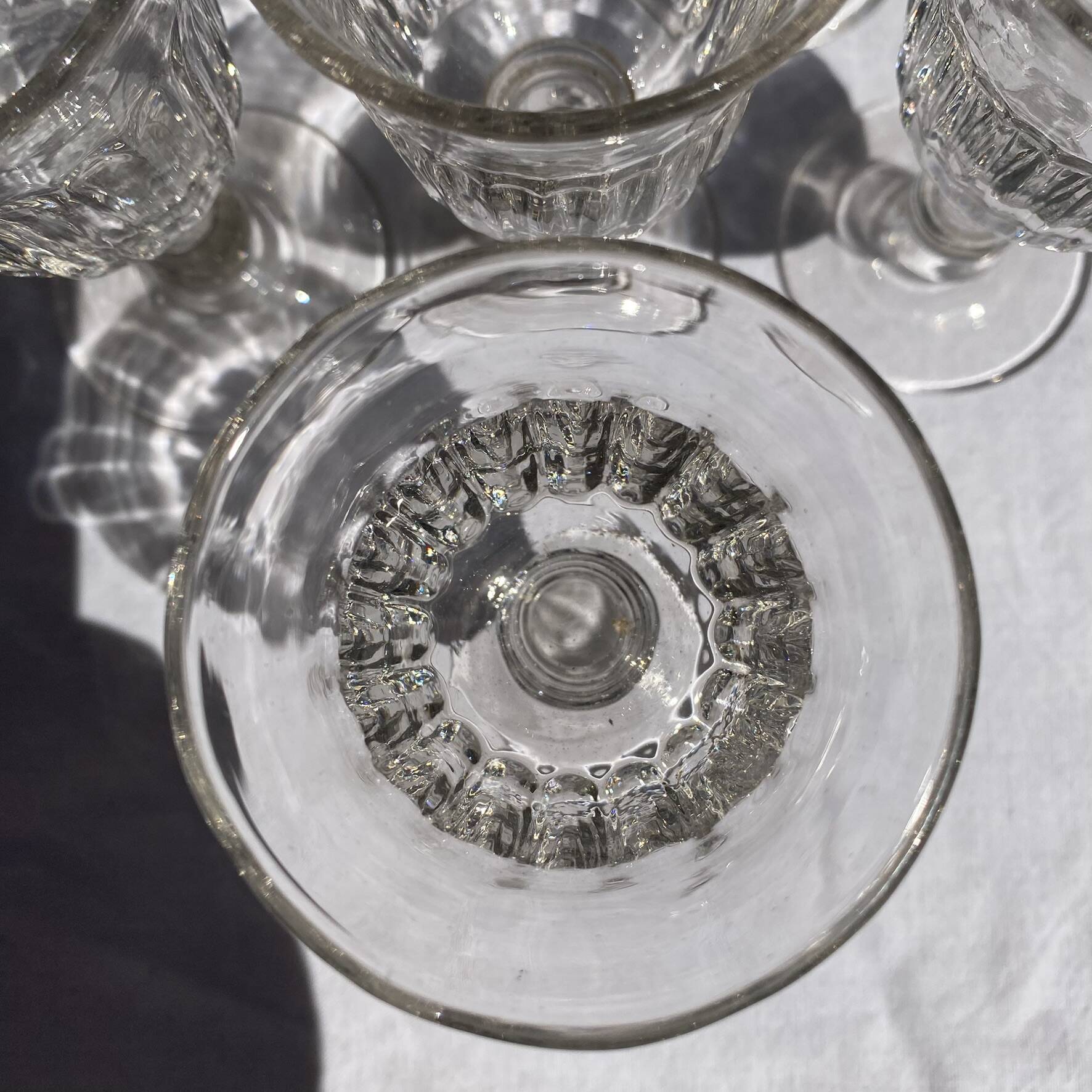 Verres à porto , anciens verres apéritif